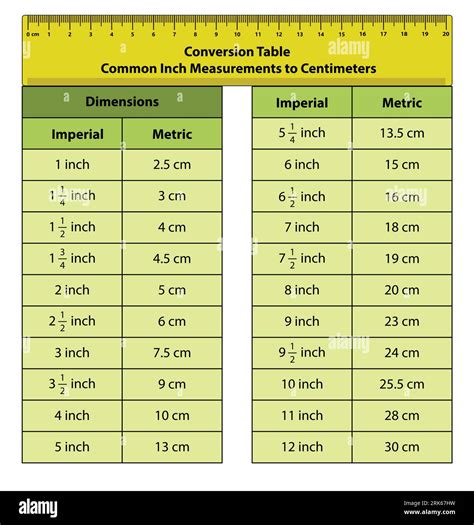 5 zoll in cm|Inches to cm Conversion (Inches To Centimeters ...